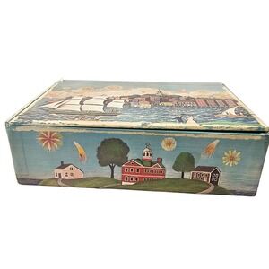 Dutch Masters President Cigar Box Liberty Collection Paul Davis‎ Art